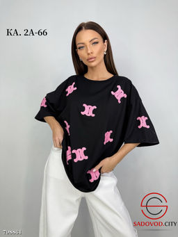 Футболка женская с объемным рисунком - Bruno фото 2