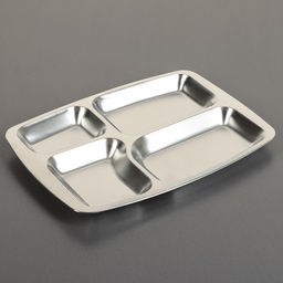 Поднос из нержавеющей стали, 36,5272 см, 4 секции - Simaland фото 2