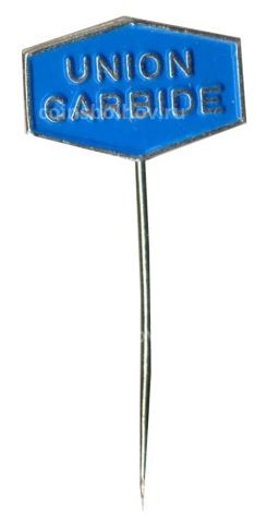 Значок рекламный UNION CARBIDE