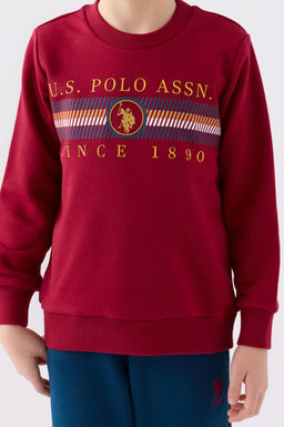 Boy Bordeaux Pajama Set Неожиданная скидка в корзине - U.s. polo assn фото 5