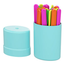 Цена за 1 шт. Счетные палочки пластиковые ErichKrause Pastel (в тубусе по 30 шт)  фото 2