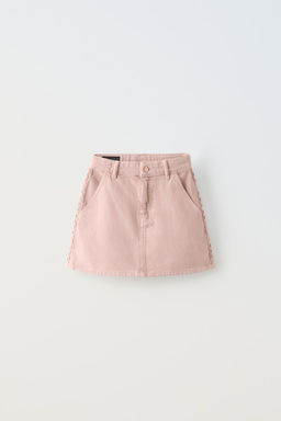 SKIRT WITH BRAIDED DETAIL - Zara фото 2