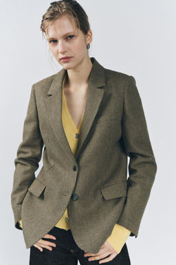 CHECK BLAZER ZW COLLECTION - Zara фото 2