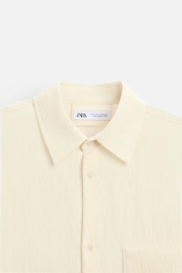 STRIPED TEXTURED SHIRT - Zara фото 8