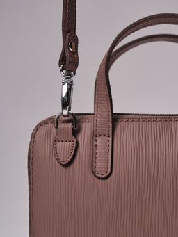 Сумка кожаная Azaro 30850 фиолетовый шепот