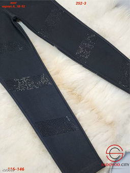 Детские брюки со стразами