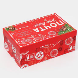 Коробка подарочная «Новогодняя почта», 32.5×20×12.5 см, Новый год