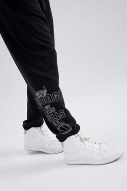 DeFactoFit Спортивные штаны стандартного кроя для бега NBA Chicago Bulls  фото 7