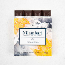 Шоколад Nilambari горький 70%