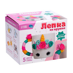 Кружка для декора полимерной глиной Волшебный единорог, 300 мл. - Школа талантов фото 7