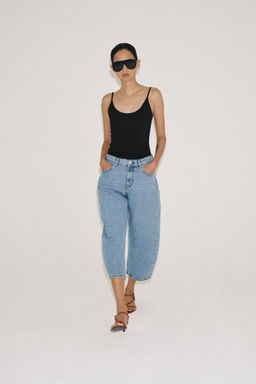 JEANS ZW COLLECTION CAPRI BALLOON TIRO MEDIO / Azul