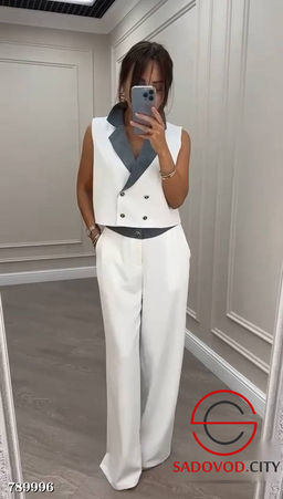 Женский брючный вечерний костюм - Bruno фото 3