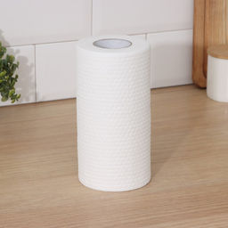 Салфетки в рулоне многоразовые безворсовые Доляна, 100 шт, 2025 см, цвет белый  фото 3