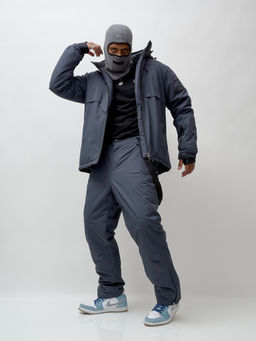 Горнолыжный костюм мужской зимний темно-серого цвета 3710TC - Mtforce фото 20