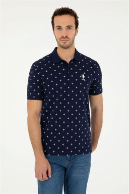 Мужская темно-синяя футболка - U.s. polo assn фото 3