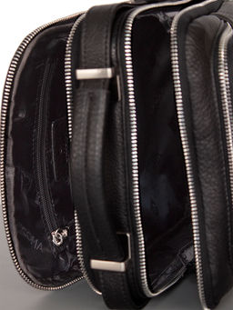 LACCOMA сумка 3768-4-черный натуральная кожа