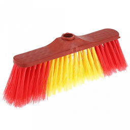 Щетка для пола "Киви" 26,5х5см (ворс 8,5см) цвета в ассортименте: зеленый, красный, синий (Китай)
