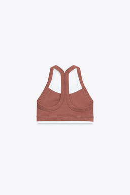 DOUBLE LAYER SPORTY TOP - Zara фото 7