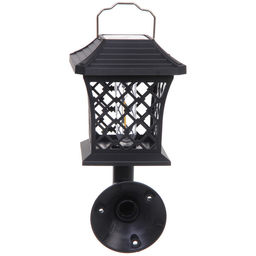 Фонарь садовый "Винтаж" 12*12*13,5 см (h=60 см) на солнечной батарее (универсальный), тёплый белый