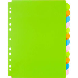 Разделитель листов A4+, 12 л.,полукруг, Attache Selection  фото 2