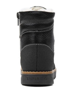 Ботинки детские шерсть 23016 кожа, СТОКГОЛЬМ черный - Tapiboo фото 7