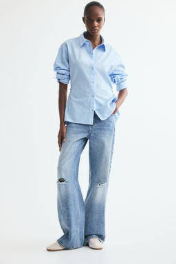 Camisa entallada de popelina - H&m фото 3