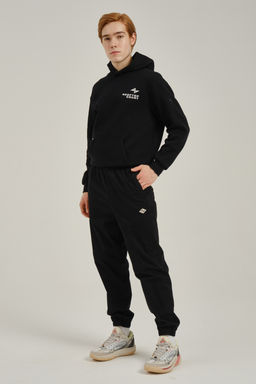 Брюки текстильные Черный ROOFTOP COURT Woven Casual Pants - Anta фото 2