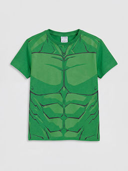 Hulk Bask?l? Erkek ?ocuk ?ortlu Pijama Tak?m?
