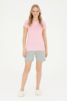 Женский розовый пижамный комплект Неожиданная скидка в корзине