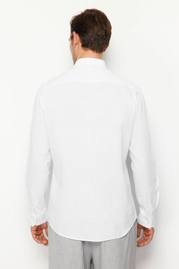 TRENDYOL MAN Lacivert Regular Fit %100 Pamuklu Gomlek TMNSS24GO00063 - Trendyolmilla фото 9