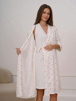 Халат женский Новая жизнь Экрю М-72Х MODAMICA