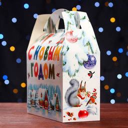 Цена за 5 шт. Подарочная коробка Куница , Баул 22 х 9 х 22 см - Simaland фото 3