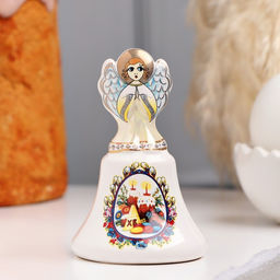 Сувенир Ангел на колокольчике. Пасха, 9 см - Simaland фото 2