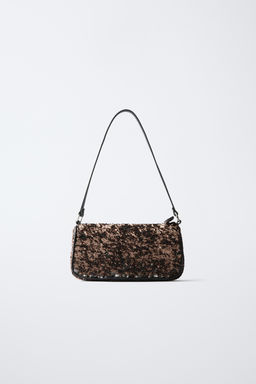 SEQUIN SHOULDER BAG - Zara фото 5