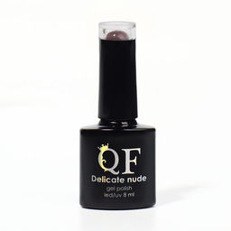 Гель лак для ногтей DELICATE NUDE, 3-х фазный, 8 мл, LED/UV, цвет коричневый (56) - Queen fair фото 7