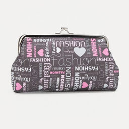 Косметичка на фермуаре, серая