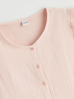 V Yaka F?rf?r Detayl? M?slin K?z ?ocuk G?mlek