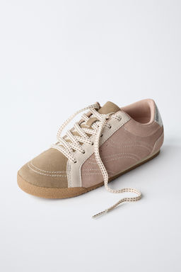 LEATHER SNEAKERS - Zara фото 3