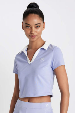 DeFactoFit Standart Fit Polo Yaka Sporcu K?sa Kollu Tisort  фото 4