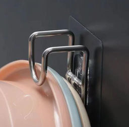 Крючок для ванной с двойной фиксацией, 1 шт.