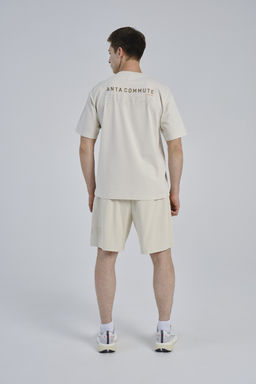 Шорты трикотажные Бежевый COMMUTE Knit Half Pants - Anta фото 4