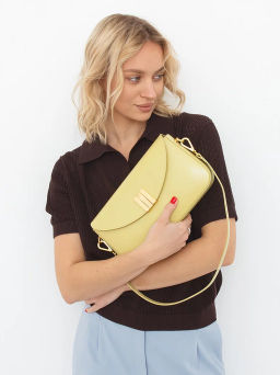 Сумка 1106M yellow Polina&Eiterou