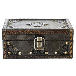 Шкатулка Сундук, L18 W13 H8 см