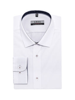 Сорочка мужская длинный рукав GREG 100/119/WH/15/p