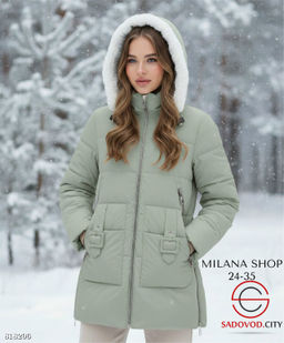 Зимняя женская куртка с капюшоном - Bruno фото 5