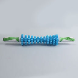 Массажёр «Скалка», универсальный, 12 колёс, d=7×45 см, МИКС