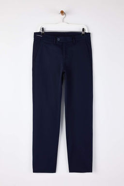 Lacivert Erkek Dokuma Kumas Pantolon TMNAW26PL00033