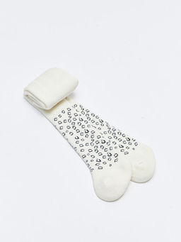 Desenli K?z Bebek Havlu K?lotlu ?orap