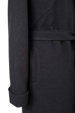 01-12215 Пальто женское демисезонное (пояс) - El podio фото 11