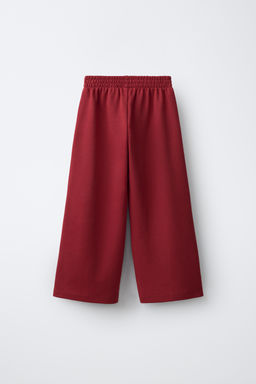 PANTAL?N WIDE LEG INTERLOCK / Rojo - Zara фото 2